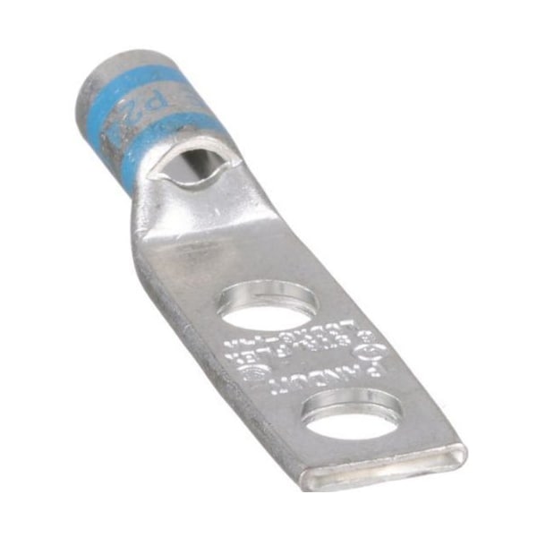 Panduit Lug, Cu, 2 agujeros, #6 AWG, perno de 1/4, .63 - LCDX6-14A-L