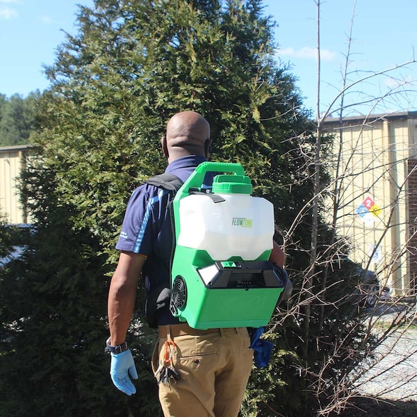 Flowzone Vortex 40V Battery Powered Backpack Mist Blower 2 Batteries 2.5-gal - FZFAKZ-B2