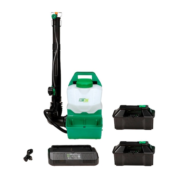 Flowzone Vortex 40V Battery Powered Backpack Mist Blower 2 Batteries 2.5-gal - FZFAKZ-B2