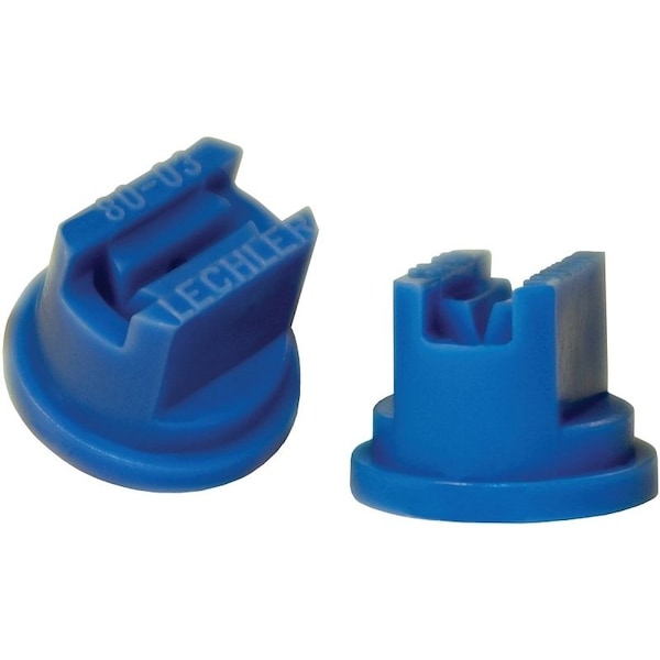Green Leaf ST8003 Spray Nozzle, Standard Flat, Polyoxymethylene, Blue, For: Y8253048 Series 8 mm Cap - ST 80-03 6PK