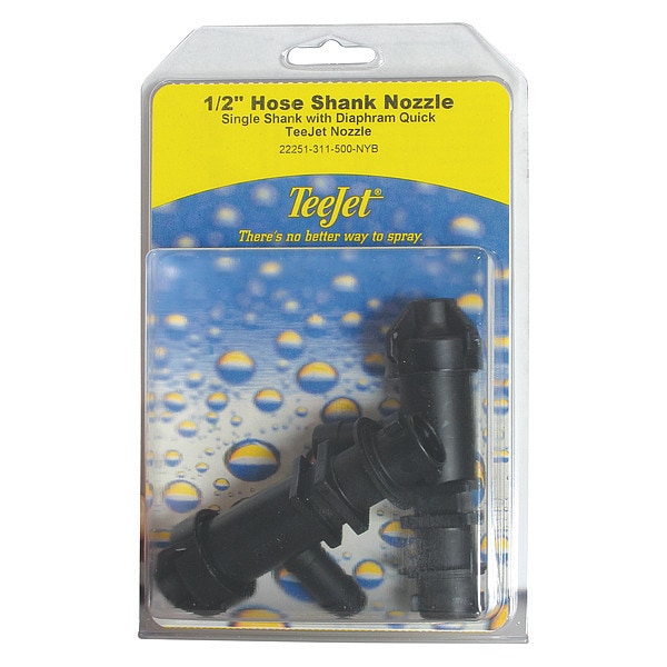 Teejet Hose Shank Nozzle, 1/2", PK2 - PK-22251-311-500-NYB-2