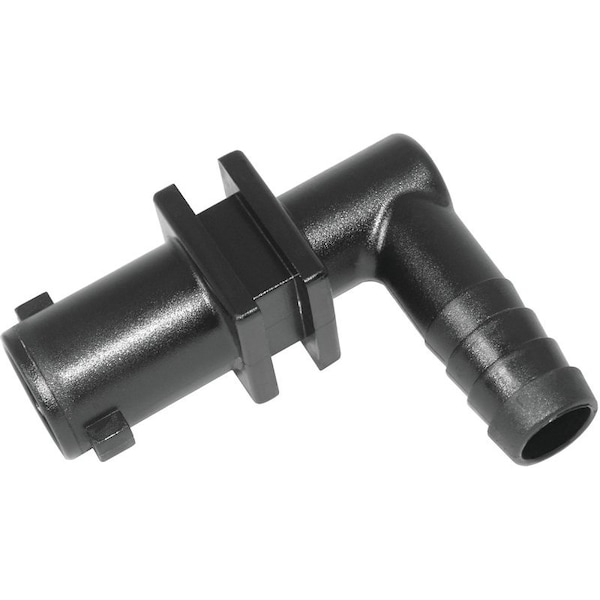 Green Leaf Y8231005 Dry Boom Nozzle Body Elbow, 34 in, Quick x Hose Barb, 7 psi Pressure, EPDM Rubber - Y8231005 2PK