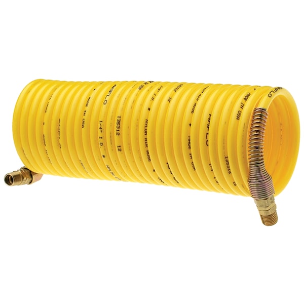 Plews-Edelmann Standard Recoil Hose 1/4 In. X 25 Ft. Yellow Di - 4-25E-RET