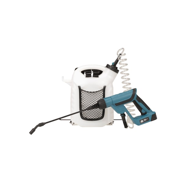 Spraymate 1 1/2 gal Battery Sprayer, Plastic, 6 ft L Hose, Jet, Mist Nozzle Spray Pattern - SMSAAC-3