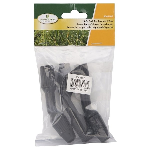 Landscapers Select Sprayer Tip, Replacement, Plastic, Black, For: 6361273, 6373872 and 6394712 Sprayers - SX-6B-PT3L