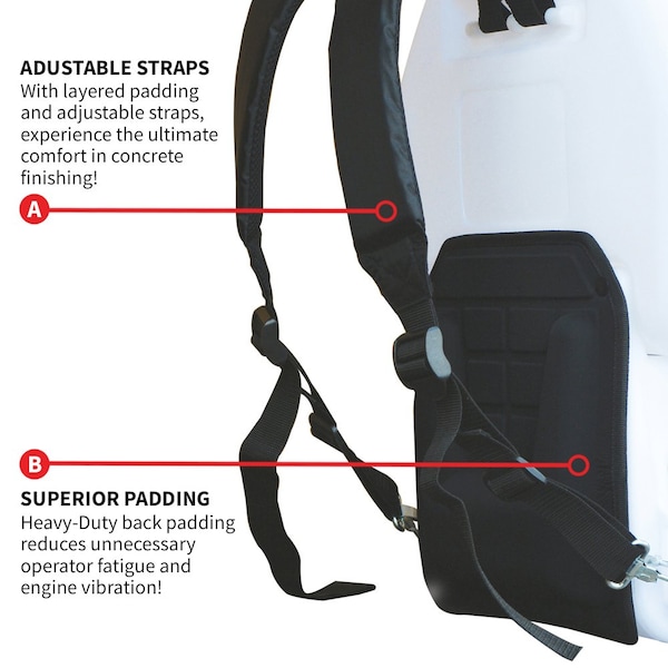 Tomahawk Power 6.5 gal Backpack Sprayer, 63 in L Hose, 24 in L Wand, Fan Nozzle Spray Pattern - TCS6.5