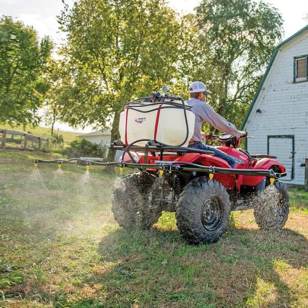 Fimco 25 Gallon Pro Series ATV Sprayer, 4.0 GPM, 7 Nozzle - ATV-25-700-PRO