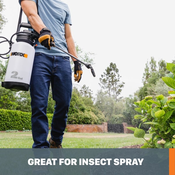 Worx 20V Power Share 2-Gallon Cordless Yard Sprayer, No Battery and Charger Included, Tool Only - WG829.9