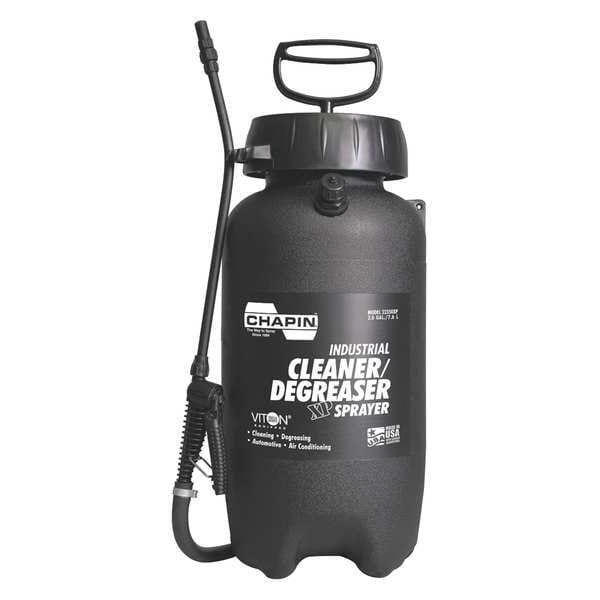 Chapin 2 gal Handheld Sprayer, Poly, 42 in L Hose, 12 in L Wand, Cone Nozzle Spray Pattern, 40 psi Max - 22350XP
