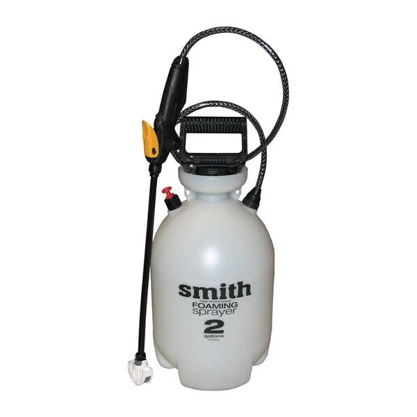 Zoro Select 2 gal Handheld Sprayer, Poly, 36 in L Hose, 15 in L Wand, Foaming Nozzle Spray Pattern, 45 psi Max - 190389