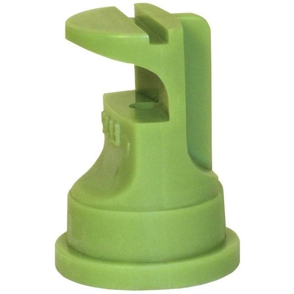 Green Leaf Flood Nozzle, Polyoxymethylene, Green, For Y8253051 Series Round Cap, Lechler Spray Tip - FT 7.5 6PK