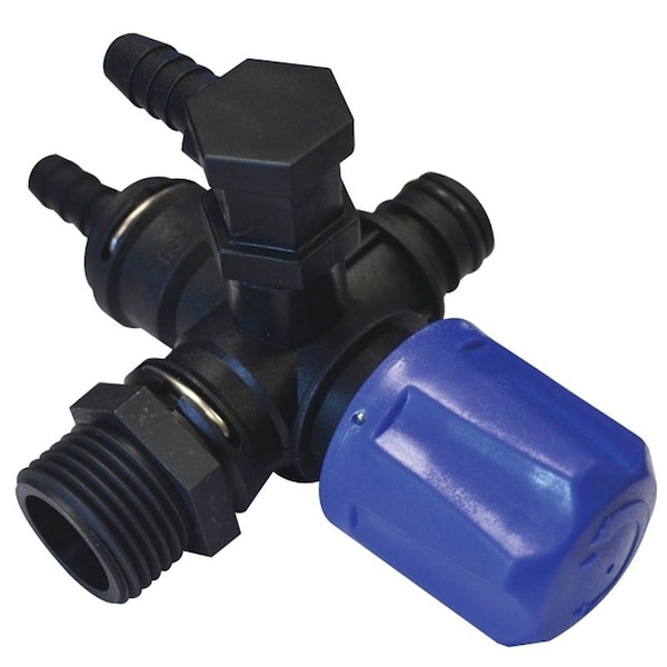 Valley Industries Sprayer Regulator, Variable, For: 12 V Sprayer Pumps with 3/8 in NPT Ports - 34-140118-CSK