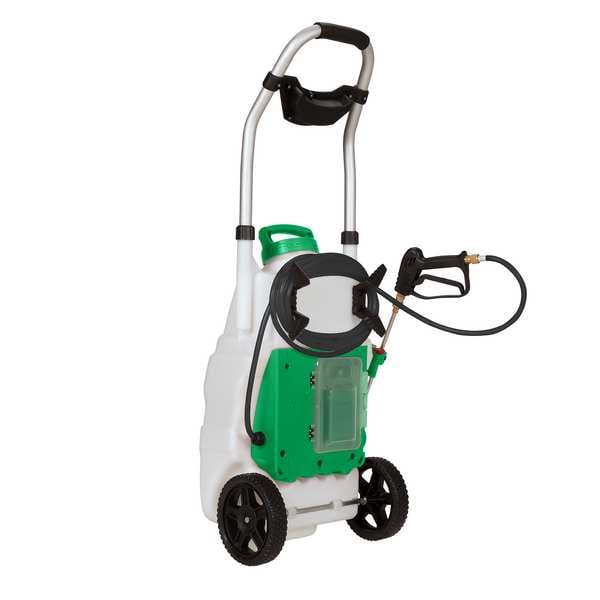 Flowzone 9 gal Backpack Sprayer, Poly, 20 ft L Hose, Adjustable Cone Nozzle Spray Pattern, 115 psi Max - FZVABN-2.5