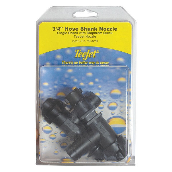 Teejet Hose Shank Nozzle, 3/4", PK2 - PK-22251-311-750-NYB-2