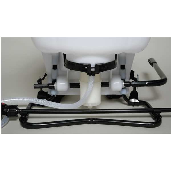 Chapin 4 gal Backpack Sprayer, Poly, 48 in L Hose, 18 in L Wand, Cone/ Fan Nozzle Spray Pattern, 90 psi Max - 61800