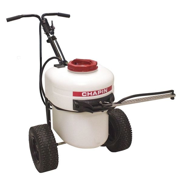 Chapin 12 gal Walk Behind Sprayer, Poly, 48 in L Hose, Cone Nozzle Spray Pattern, 40 psi Max - 97902