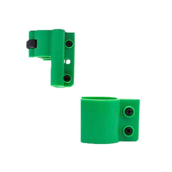 Flowzone Top & Bottom Wand Holster Assembly (Green) - FZRABH