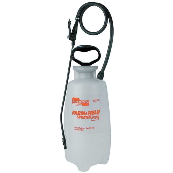Chapin 3 gal Handheld Sprayer, Polyethylene, 42 in L Hose, 18 in L Wand, 60 psi Max - 2803E