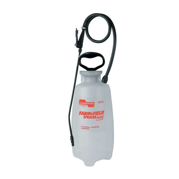 Chapin 3 gal Handheld Sprayer, Polyethylene, 42 in L Hose, 18 in L Wand, 60 psi Max - 2803E