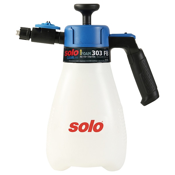 Solo 11/32 gal Handheld Sprayer, Poly, Foaming Nozzle Spray Pattern, Manual, Seal/Gasket Material EPDM - 303-FB