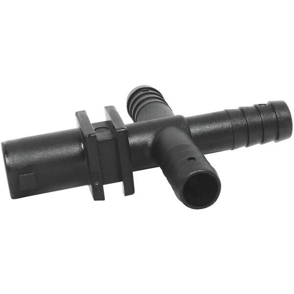 Green Leaf Y8231015 Dry Boom Nozzle Body Cross, 12 in, Quick x Hose Barb, 7 psi Pressure, EPDM Rubber - Y8231015 2PK