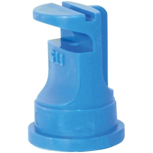 Green Leaf Flood Nozzle, Polyoxymethylene, Blue, For: Y8253051 Series Round Cap, Lechler Spray Tip - FT 5.0 6PK