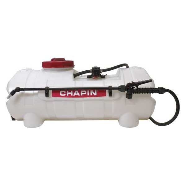 Chapin 15 gal Spot Sprayer, Polyethylene, 15 ft L Hose, 18 in L Wand, Shower Nozzle Spray Pattern - 97200B