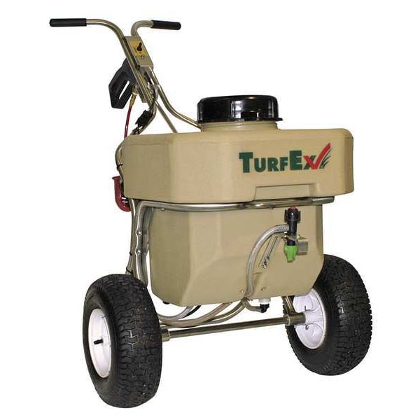 Turfex 12 gal Walk Behind Sprayer, Poly, 8 ft L Hose, Fan Nozzle Spray Pattern, 60 psi Max - TL80SS