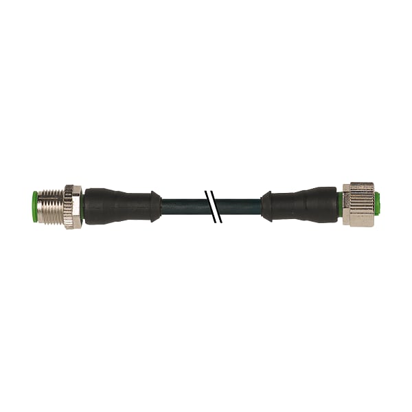 Murr Elektronik M12 macho 0° / M12 hembra 0°, PUR 3x0.34 bk UL/CSA 1m - 7000-40001-6230100