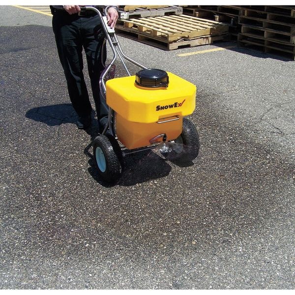Snowex 12 gal Walk Behind Electric Sprayer, Poly, 8 ft L Hose, Fan Nozzle Spray Pattern, 60 psi Max - SL-80
