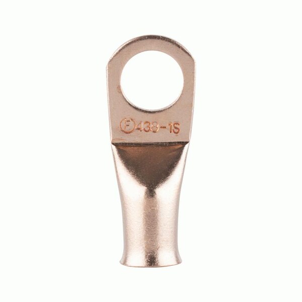 Terminal de anillo de cobre sin aislar calibre 4, 3/8 pulgadas - CUR438
