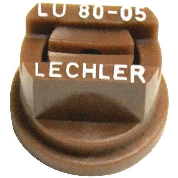 Green Leaf Spray Nozzle, Multi-Range Universal Flat, Polyoxymethylene, Brown - LU 80-05 6PK