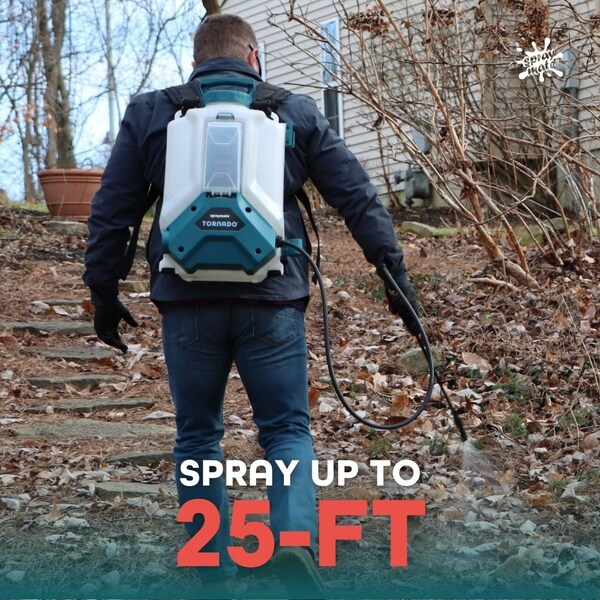 Spraymate 4-Gallon Backpack Plastic, 5-ft. L Hose, 45 psi Max - SMSASM