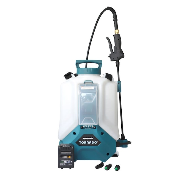 Spraymate 4-Gallon Backpack Plastic, 5-ft. L Hose, 45 psi Max - SMSASM