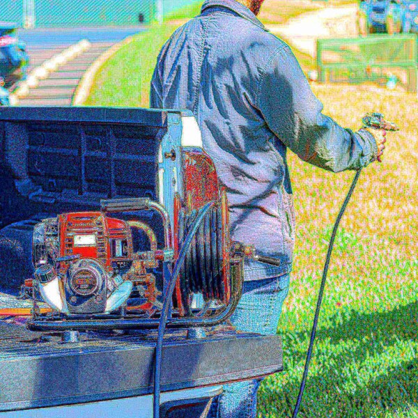 Tomahawk Power 1.3HP Skid Sprayer Barrel Mount Honda GX35 100ft Hose 500 PSI Pump - TBS500