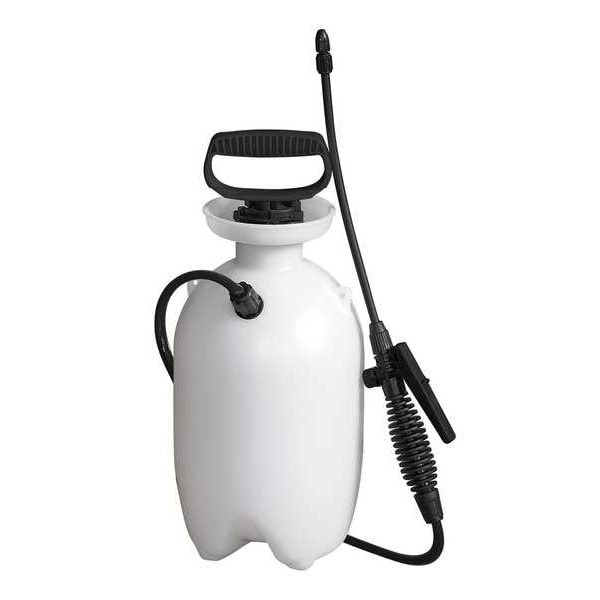 Zoro Select 1 gal Janitorial Handheld Sprayer, Polyethylene, 34 in L Hose, Cone Nozzle Spray Pattern, Manual - 12U478