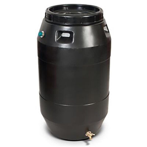 Invernadero 48-55 gal Rain Barrel - Black - IN2187497