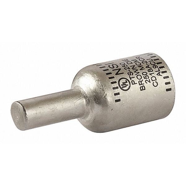 Terminales de clavija de 250 MCM de Nsi Industries con longitud de clavija de 1.22" - PTS250