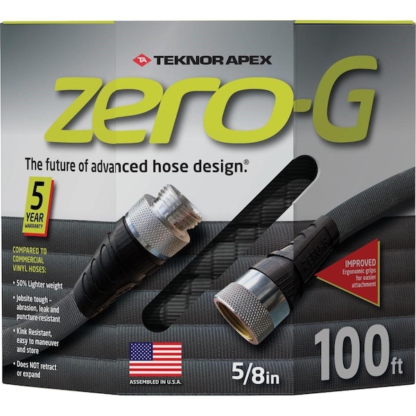 Teknor Apex Zero-G 5/8 In. Dia. x 100 Ft. L. Drinking Water Safe Expandable Hose - 4001-100