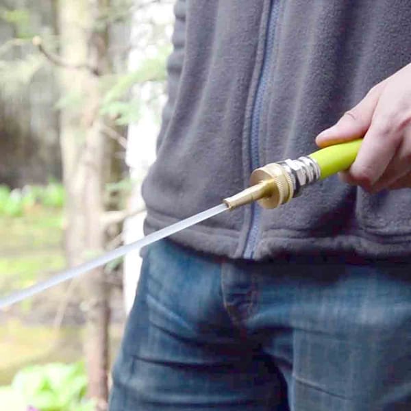 Aqua Joe 2-In-1 Twist Hose + Jet Sweeper Nozzle - SJI-4BHNC