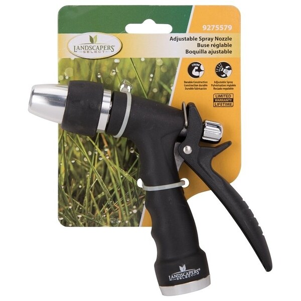 Landscapers Select Spray Nozzle, Female, Aluminum, Black, Chrome - GT-35231-3L