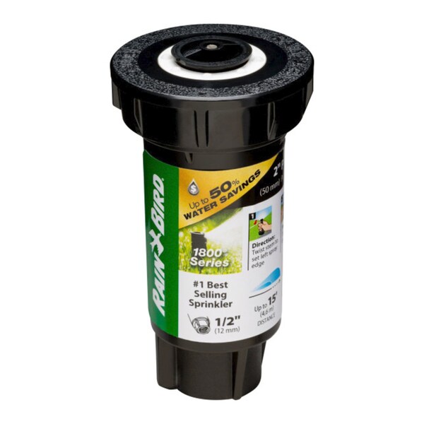 Rain Bird Rain Bird 1800 Series 2 in. H Adjustable Pop-Up Spray Head - 1802HV15PR