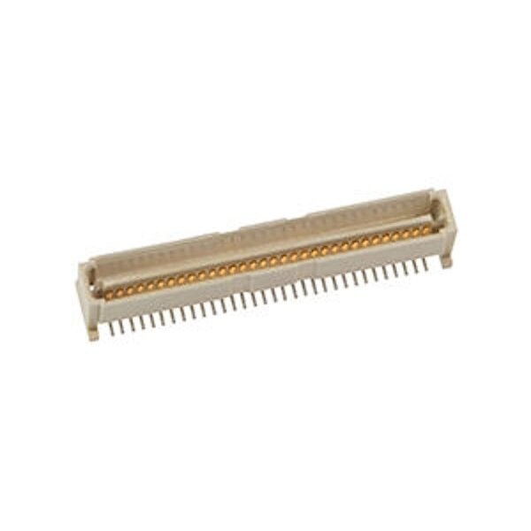 Conector de apilamiento de placa Molex, 64 contactos, 2 filas, macho, recto, paso de 0.039 pulgadas, montaje en superficie - 714361164