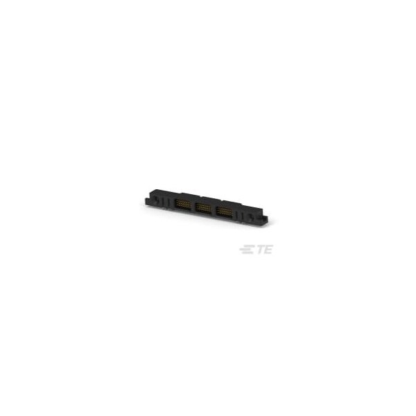 Conector de placa de conectividad TE, 76 contactos, macho, ángulo recto, terminal de soldadura, bloqueo, aislante negro - 2085123-1