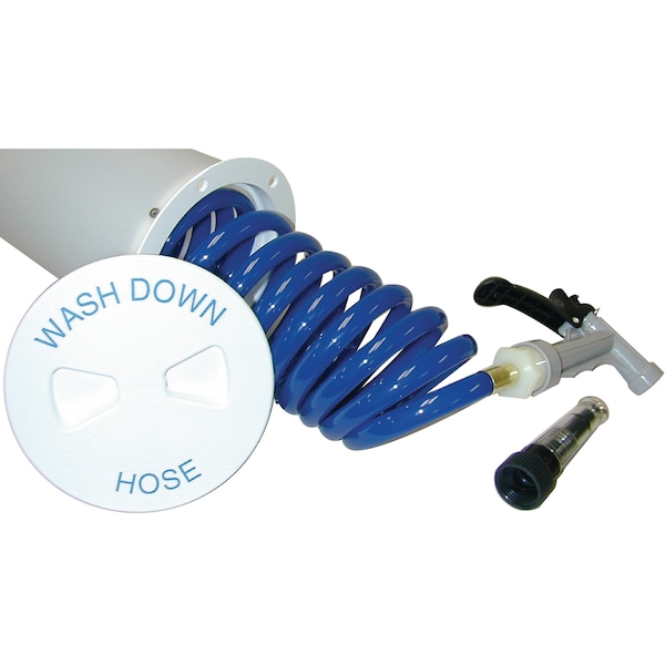T-H Marine Supplies Wash Down Station & Hose, White - WDSW2BDP