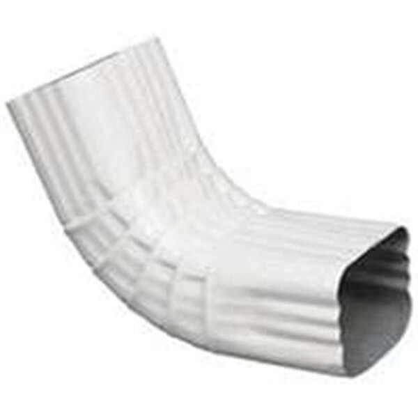 Amerimax Home Products Amerimax Home Products 27064 Aluminum Gutter Elbow - White - 6421176