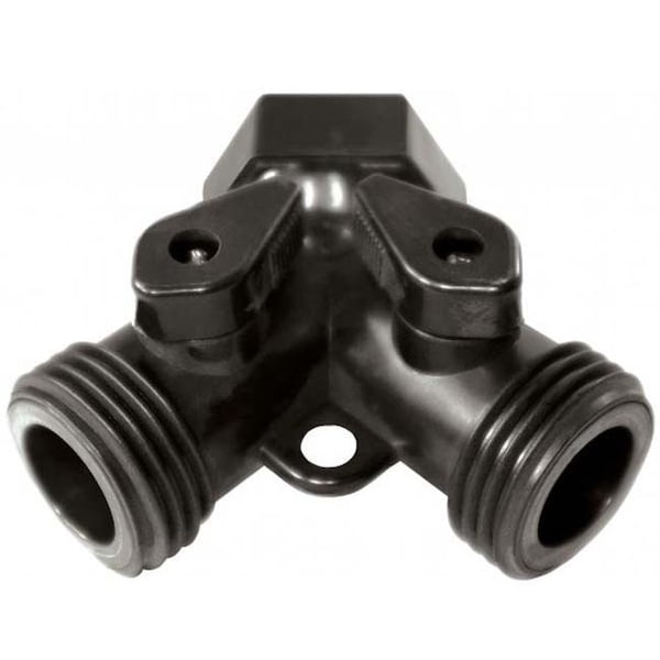 Green Leaf Green Leaf G3434YV Garden Hose Shut Off Valve - 0.75 in. FGHT x 0.75 in. MGHT - 2 Valve - G3434YV
