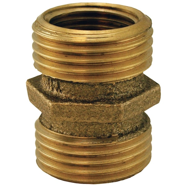 Jones Stephens 3/4in. MHT x 3/4in. MHT Brass Garden Hose Union - G20008