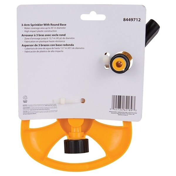 Landscapers Select Rotary Sprinkler, Female, Round, Plastic - GS9092