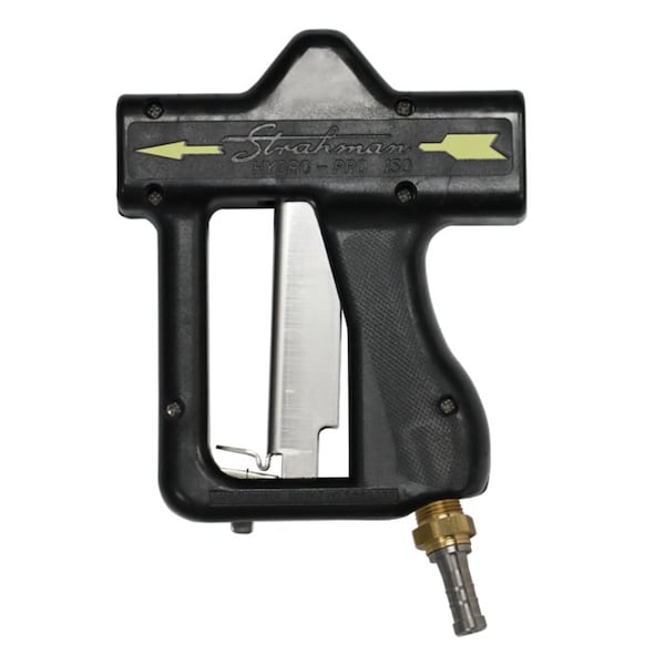 Strahman Washdown Equipment Hydro-Pro 150 Nozzle Black With Stainless Steel 5/8in 360Deg Swivel Adapter - HP150063BLACK